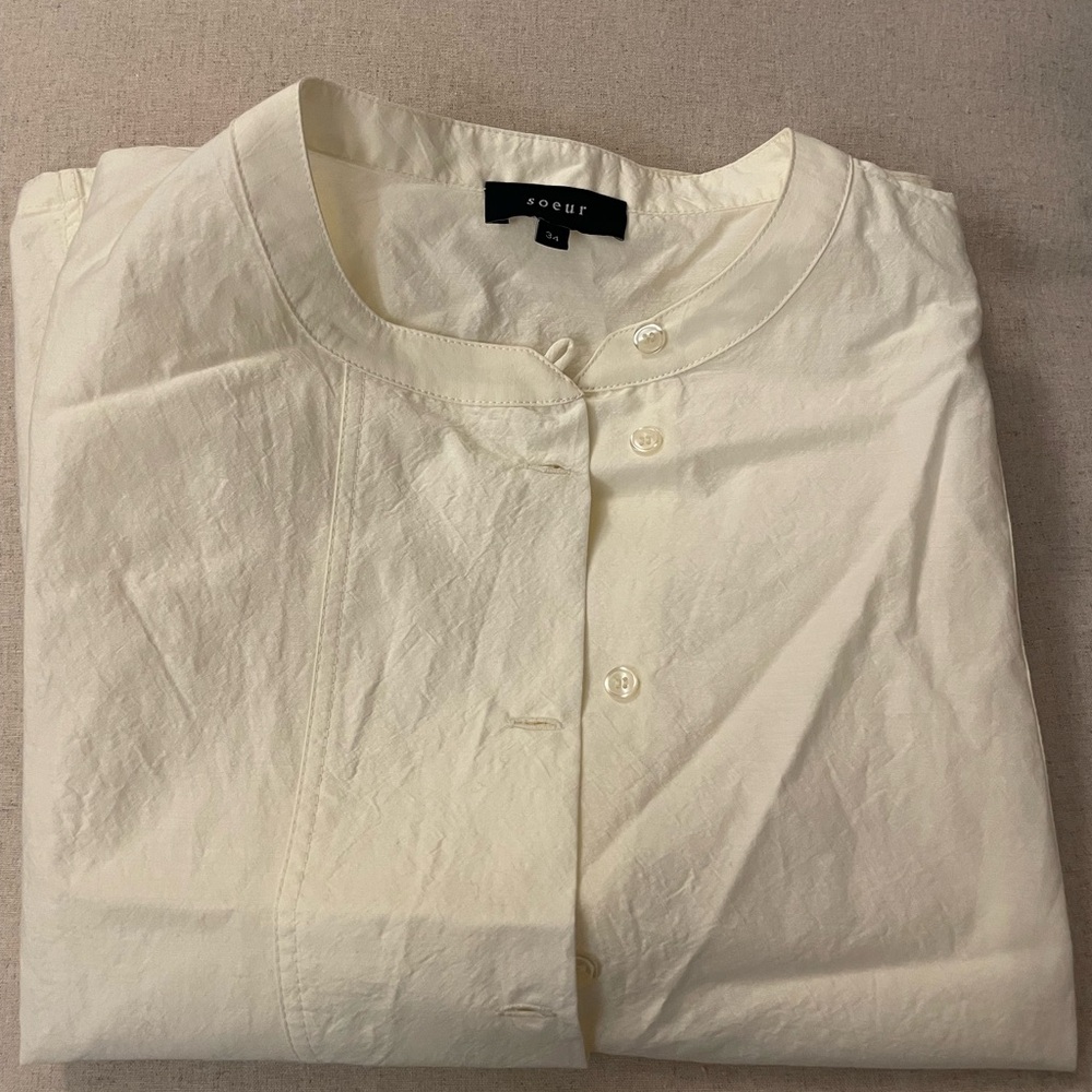 Soeur Paris Cream Danube Blouse - Picture 5 of 7